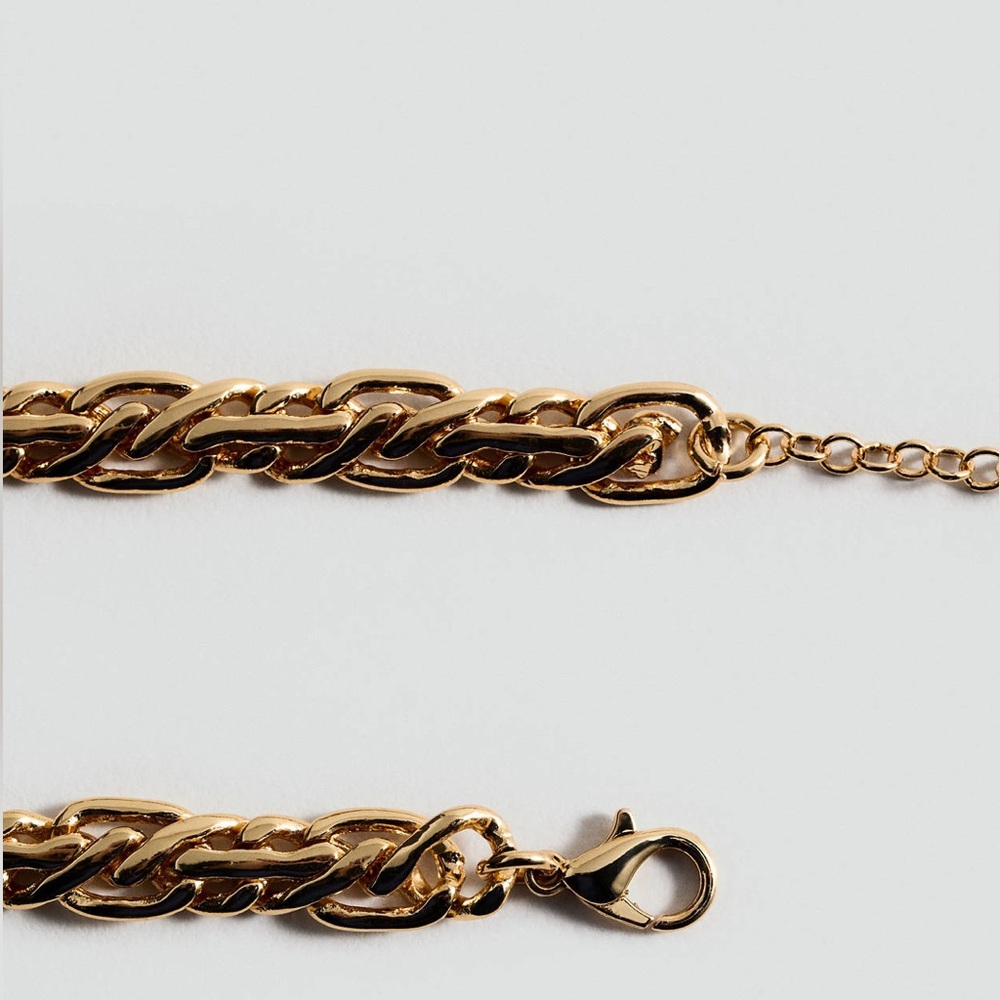 Mango MNG- gold chain link necklace - Picture 4 of 4